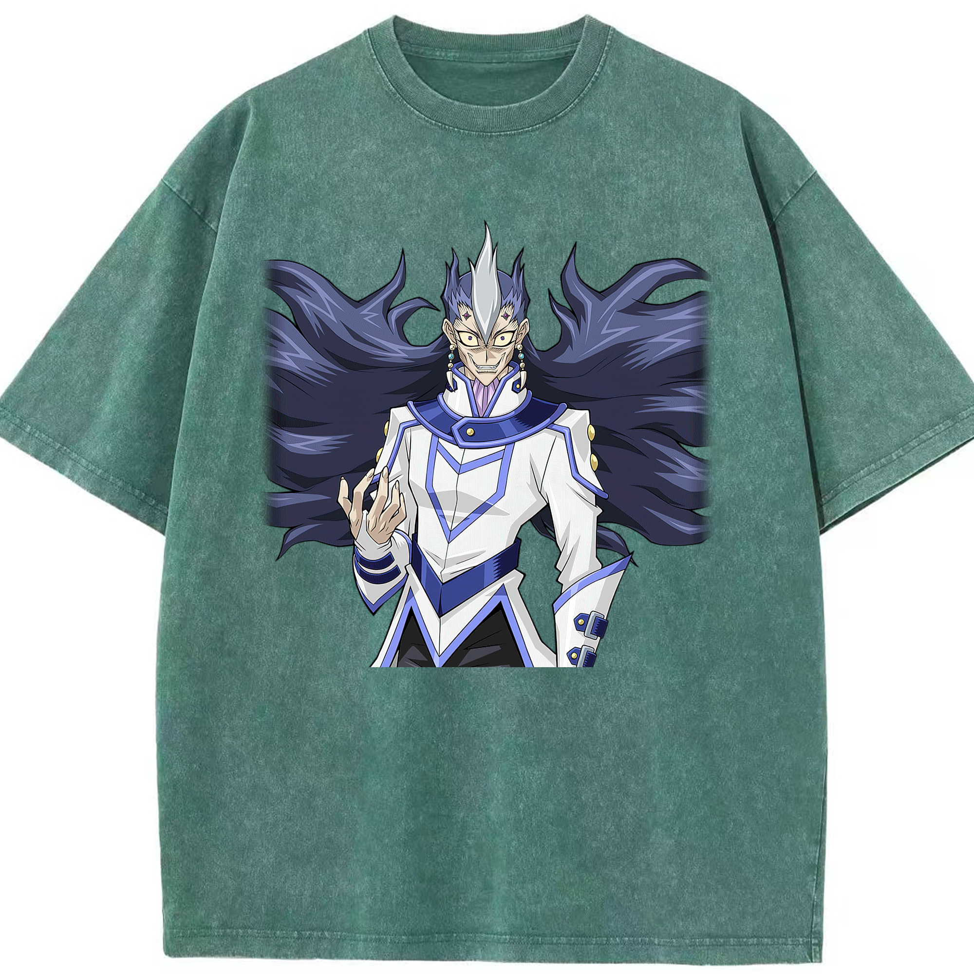 （画像用） 遊☆戯☆王 Yu-Gi-Oh! 綿100% ヴィンテージ風 半袖Tシャツ（フロントプリント）